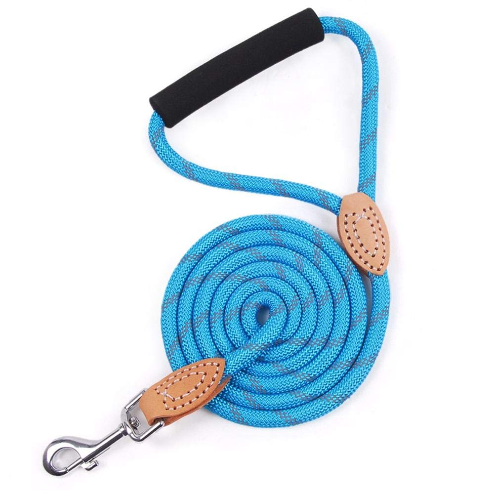 Yisatann Reflective Nylon Dog Leash - Strong & Durable Pet Lead for Small & Large Dogs - Perfect for Training, Walking & Outdoor Adventures