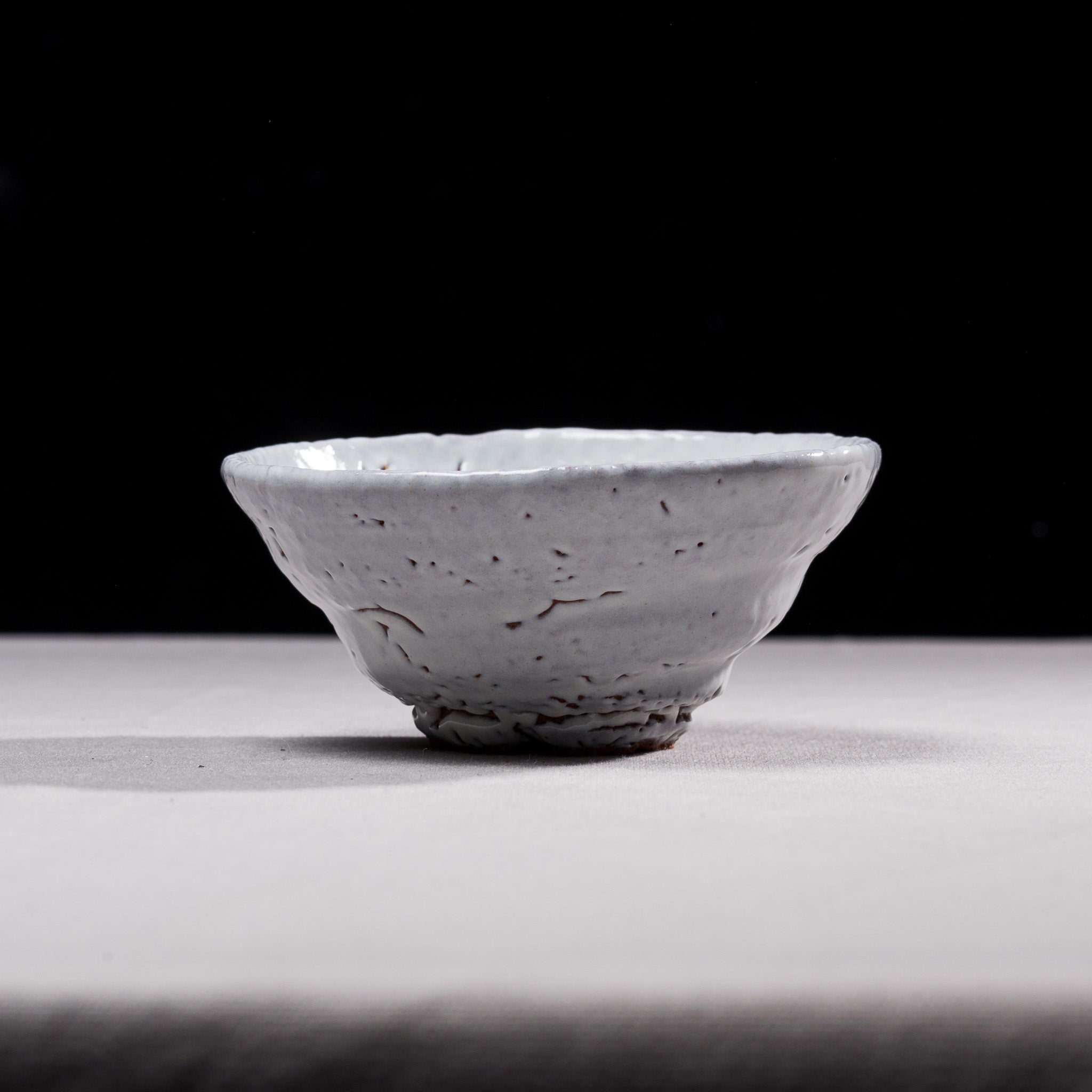Handmade Hagi Ware Pottery - Traditional Japanese Tea Bowl & Rice Bowl Set - Premium White Ceramic for Matcha, Sushi & Asian Cuisine - Perfect for Tea Ceremonies, Home Dining & Gift Giving