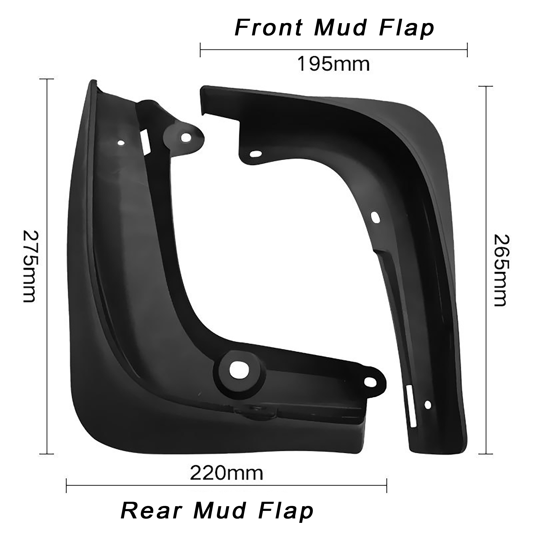 Premium Mud Flaps Set for Tesla Model S (2014-2020 Pre-Refresh) - Durable Splash Guards for All-Weather Protection & Road Debris Defense - Perfect for Winter Driving and Off-Road Adventures