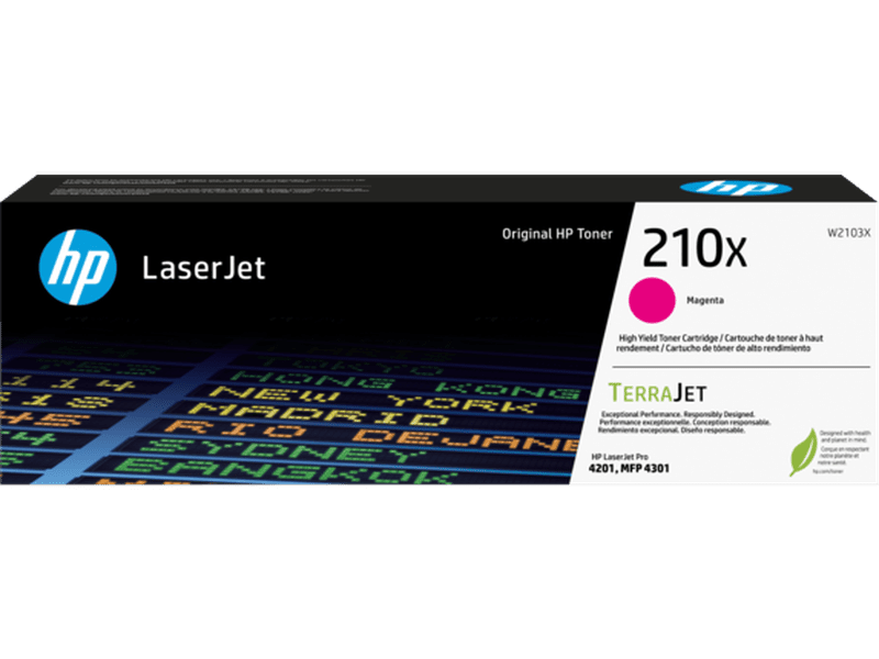 Original HP 210X Magenta Toner Cartridge (42014301) - High Yield Replacement for HP Printers | Home & Office Printing Solution