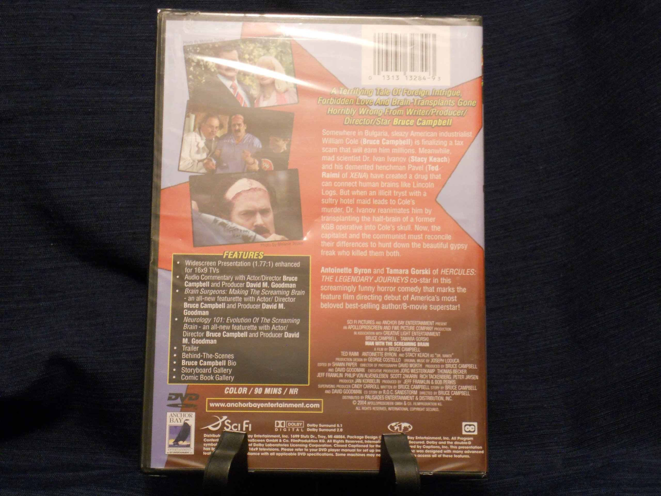 The Man with the Screaming Brain [DVD] - Horror Comedy Movie for Halloween Parties & Movie Nights
