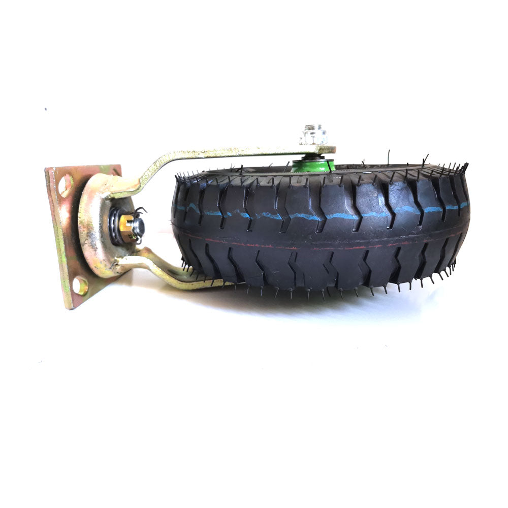 10 Inch Swivel Caster Wheels with Pneumatic Tires - Heavy Duty Trolley Cart & Wheelbarrow Replacement for Smooth Mobility - Perfect for Warehouses, Garages, and Garden Use