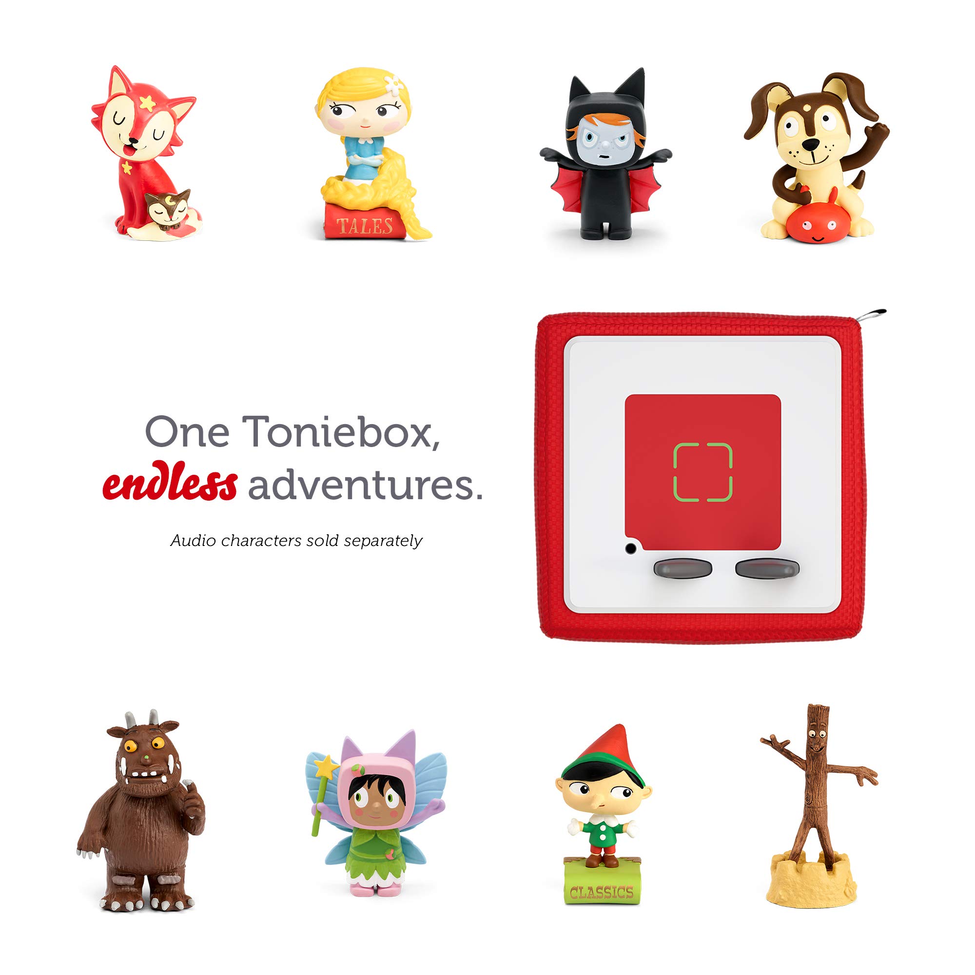 Tonies Tee and Mo Interactive Audio Toy Figurine - Educational Storytelling Playtime for Kids | Perfect for Bedtime Stories & Imaginative Play