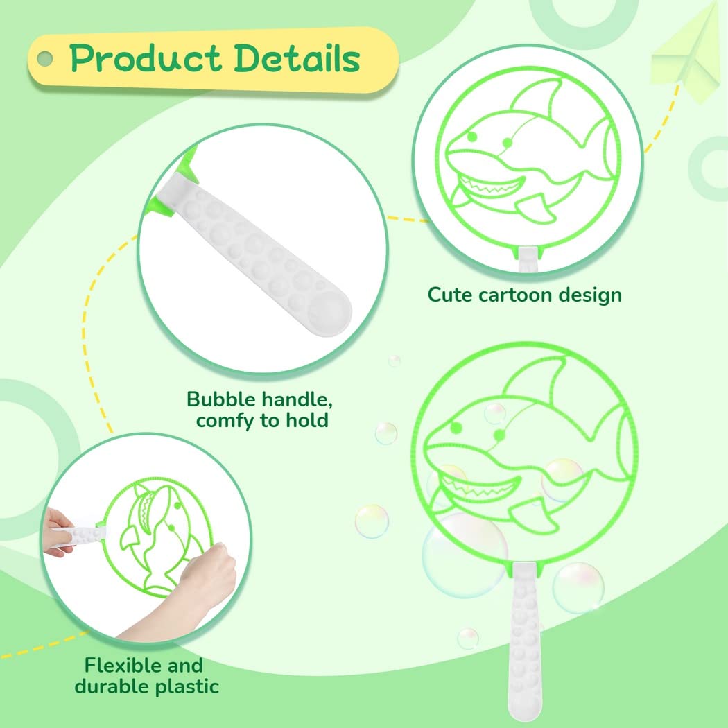 Fascigirl 20-Piece Bubble Wands Set - Animal Pattern Giant Bubble Sticks for Kids, Summer Outdoor Games, Birthday Party Favors & Backyard Fun (Perfect for Children's Playtime, Park Activities & Garden Parties)