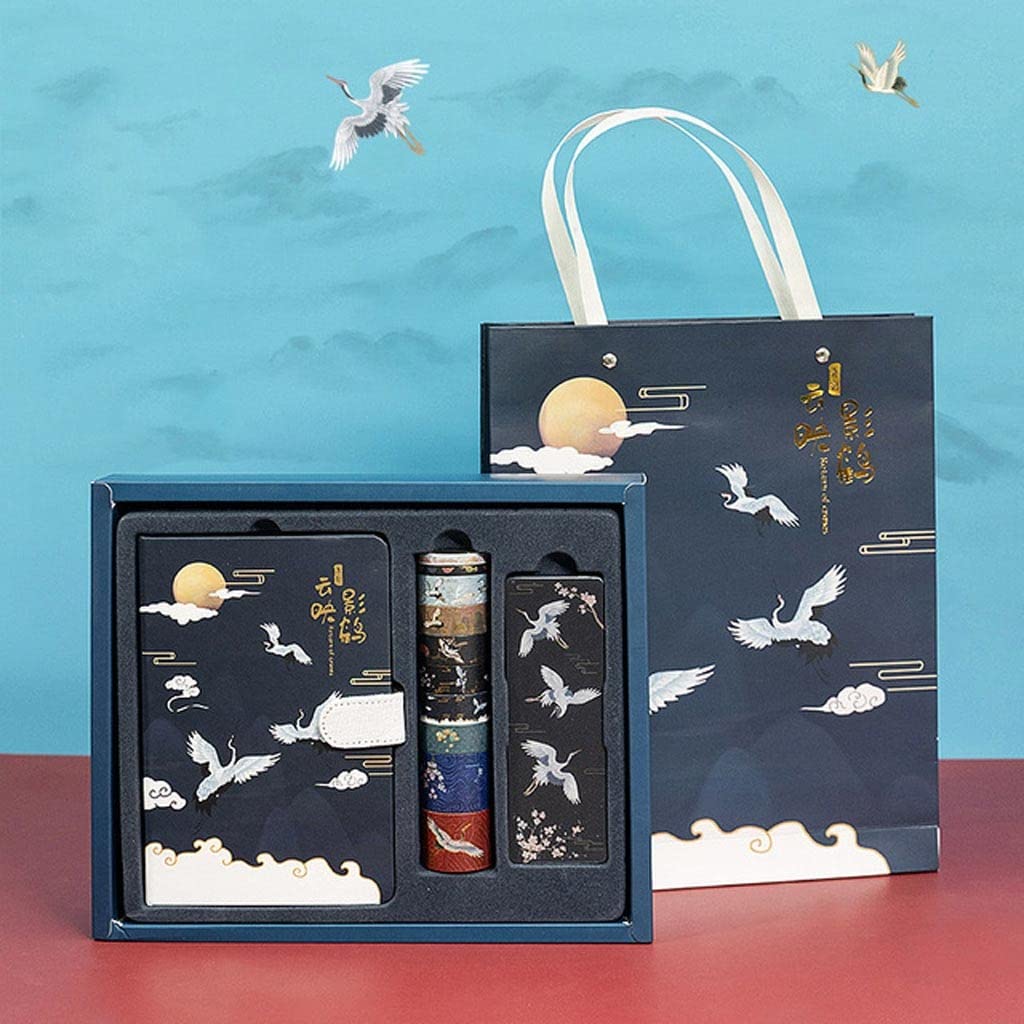 Chinese Style Student Planner Notebook & Journal Set - A5 Travel Diary, Academic Organizer, Stationery Gift for School, College, Office - Perfect for Note Taking, Study Planning & Daily Journaling
