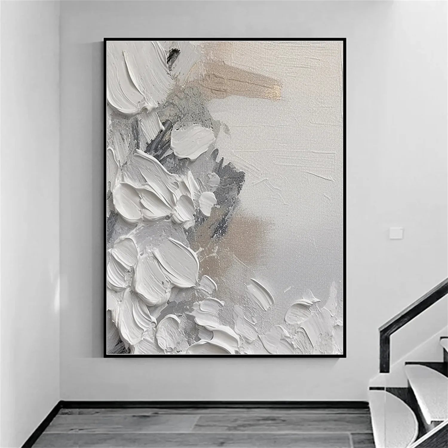 Abstract Painting #AB 150 - Modern Wall Art for Living Room, Bedroom & Office Decor | Large Canvas Artwork for Home & Business Interior Design