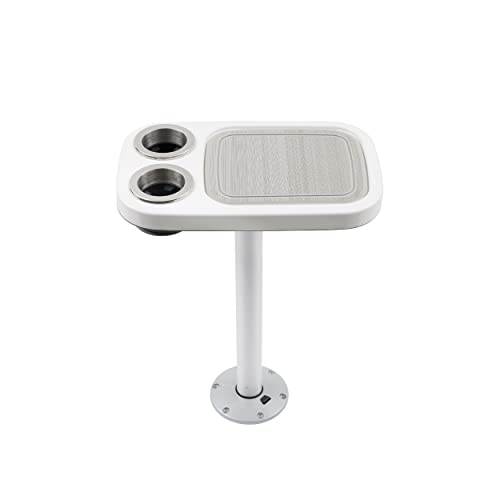Glossy White Table/Silver Leg/Titanium Grey Mat