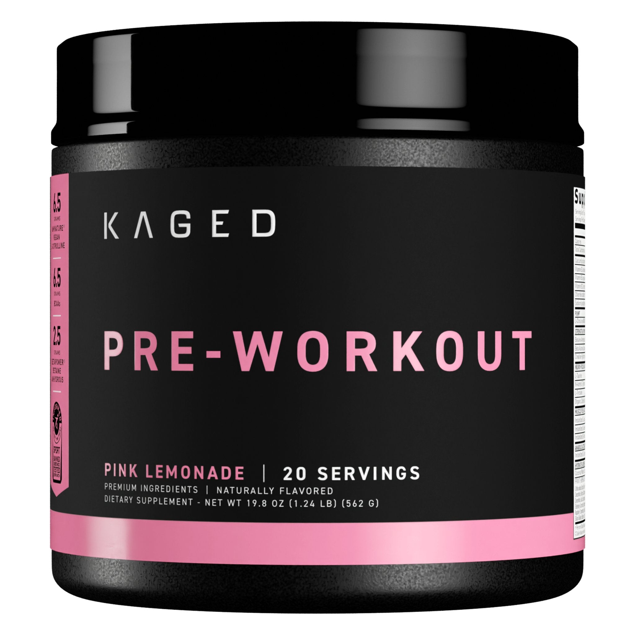 Kaged Pre Workout Supplement - Boost Energy, Focus & Performance for Gym & Fitness Training | Best for Athletes & Bodybuilders