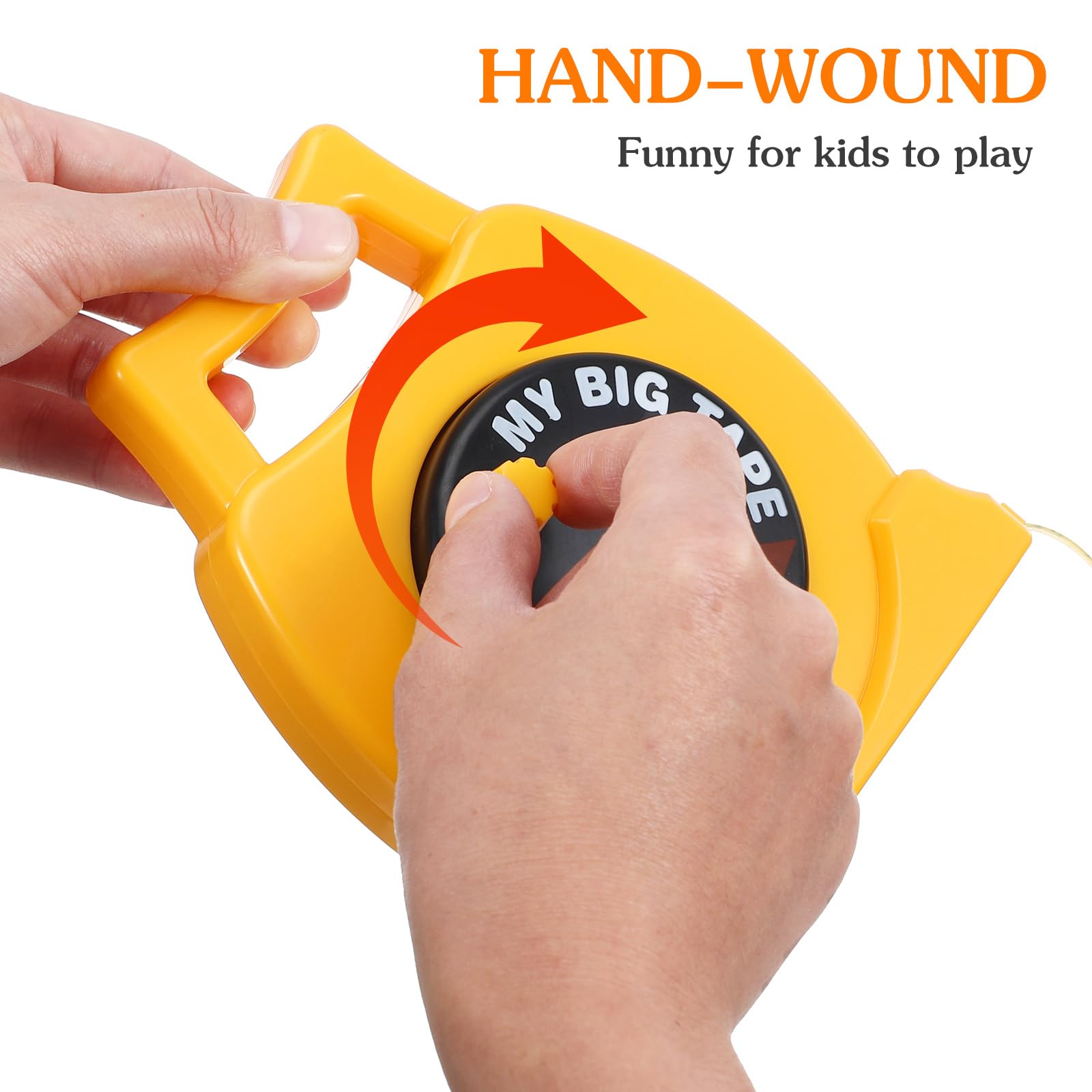 Retractable Tape Measure - Easy to Read Wind-Up Body Measuring Tape for DIY, Construction, Sewing & Tailoring | Metric and Imperial Units