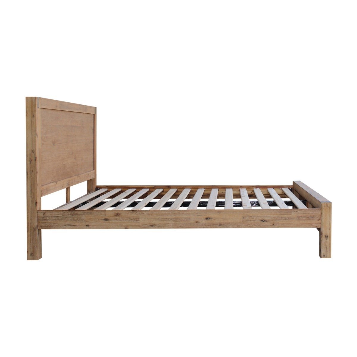 Luxe Nowra King Single Size Solid Wood Acacia Bed Frame in Oak Finish - Perfect for Modern Bedrooms & Guest Rooms