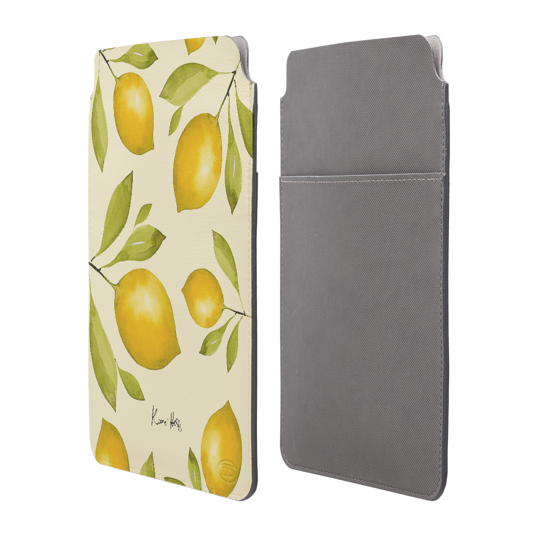 Premium Limone Laptop & iPad Sleeve Case - Lightweight Summer Protection for MacBook, iPad Pro - Perfect for Travel, Office & School