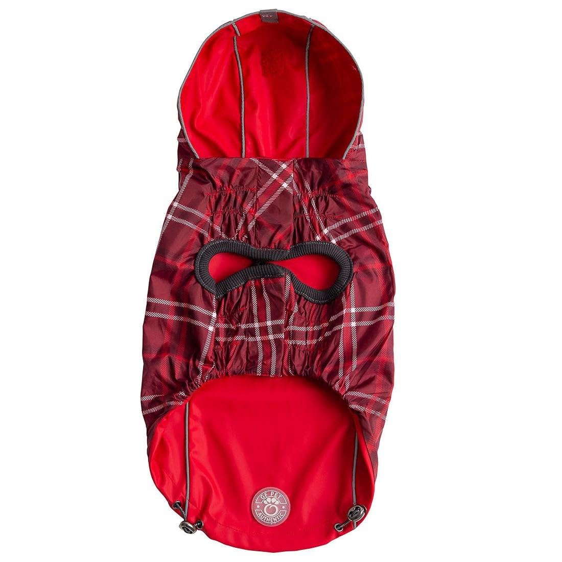 Reversible Waterproof Raincoat for Men & Women - XXL Red, Windproof & Lightweight, Perfect for Hiking, Camping & Outdoor Activities