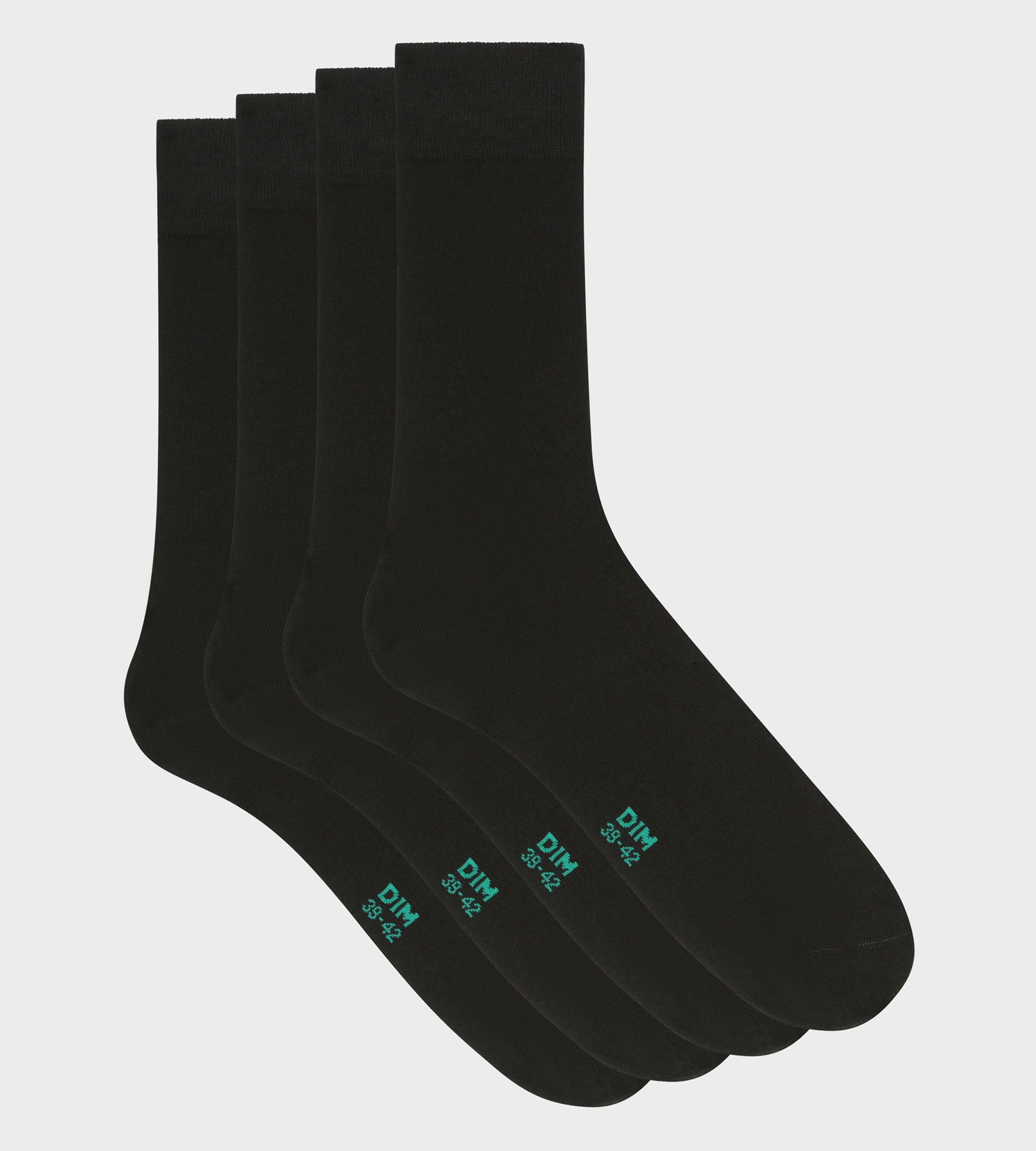 Organic Cotton Men's Socks 2-Pack - Black | Soft & Breathable for Everyday Comfort | Perfect for Work, Gym & Casual Wear