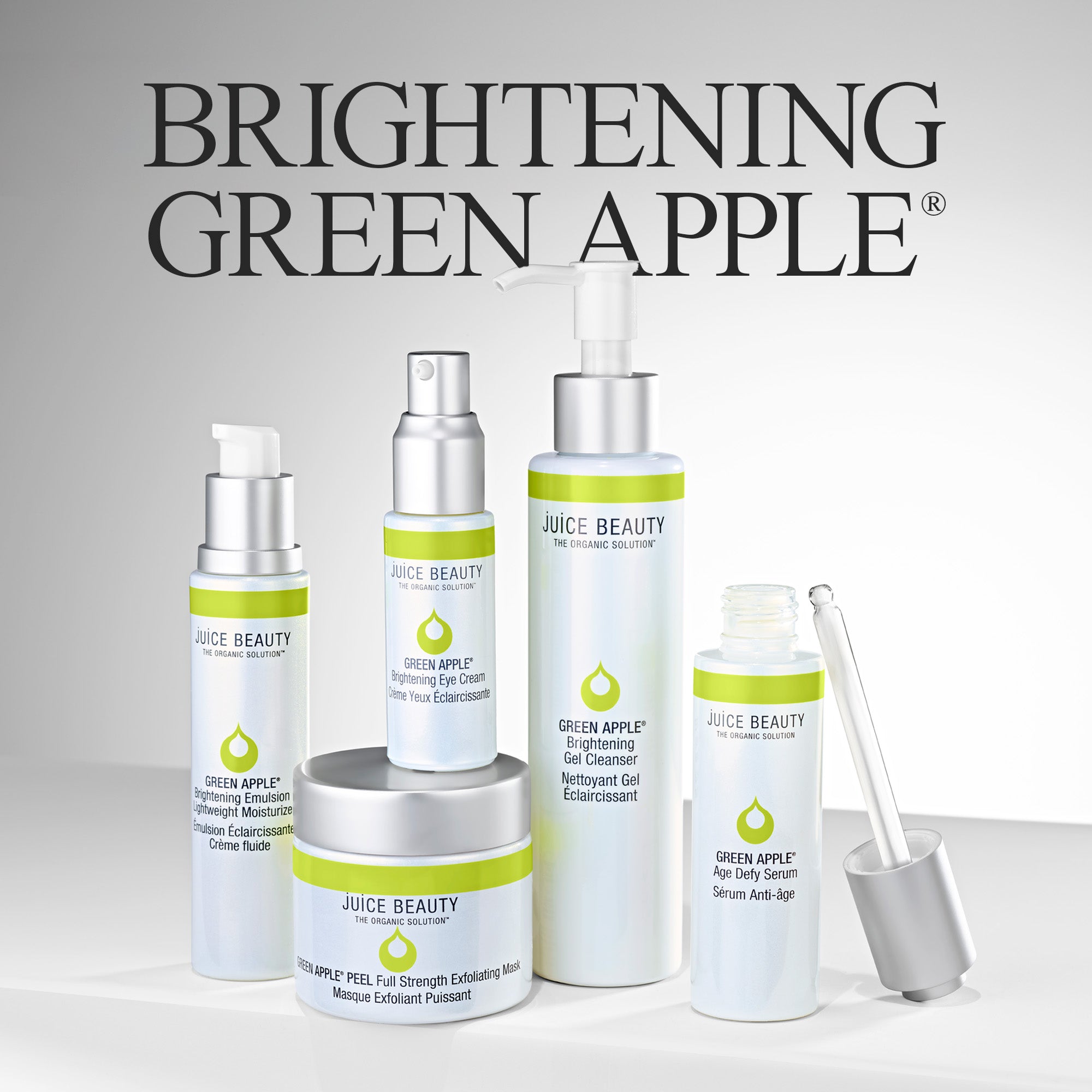 Green Apple Age Defy Serum - Anti-Aging Face Serum with Vitamin C & Hyaluronic Acid | Brightening & Hydrating Skincare for Women | Perfect for Daily Routine & Night Care