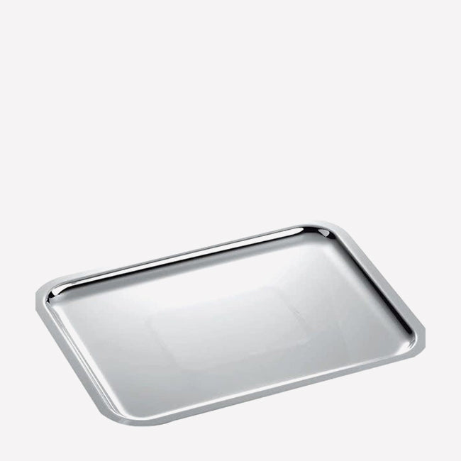 Christofle Fidelio Rectangular Silver Plated Small Serving Tray - Elegant Home Decor & Party Serving Platter for Dining, Entertaining & Gifts