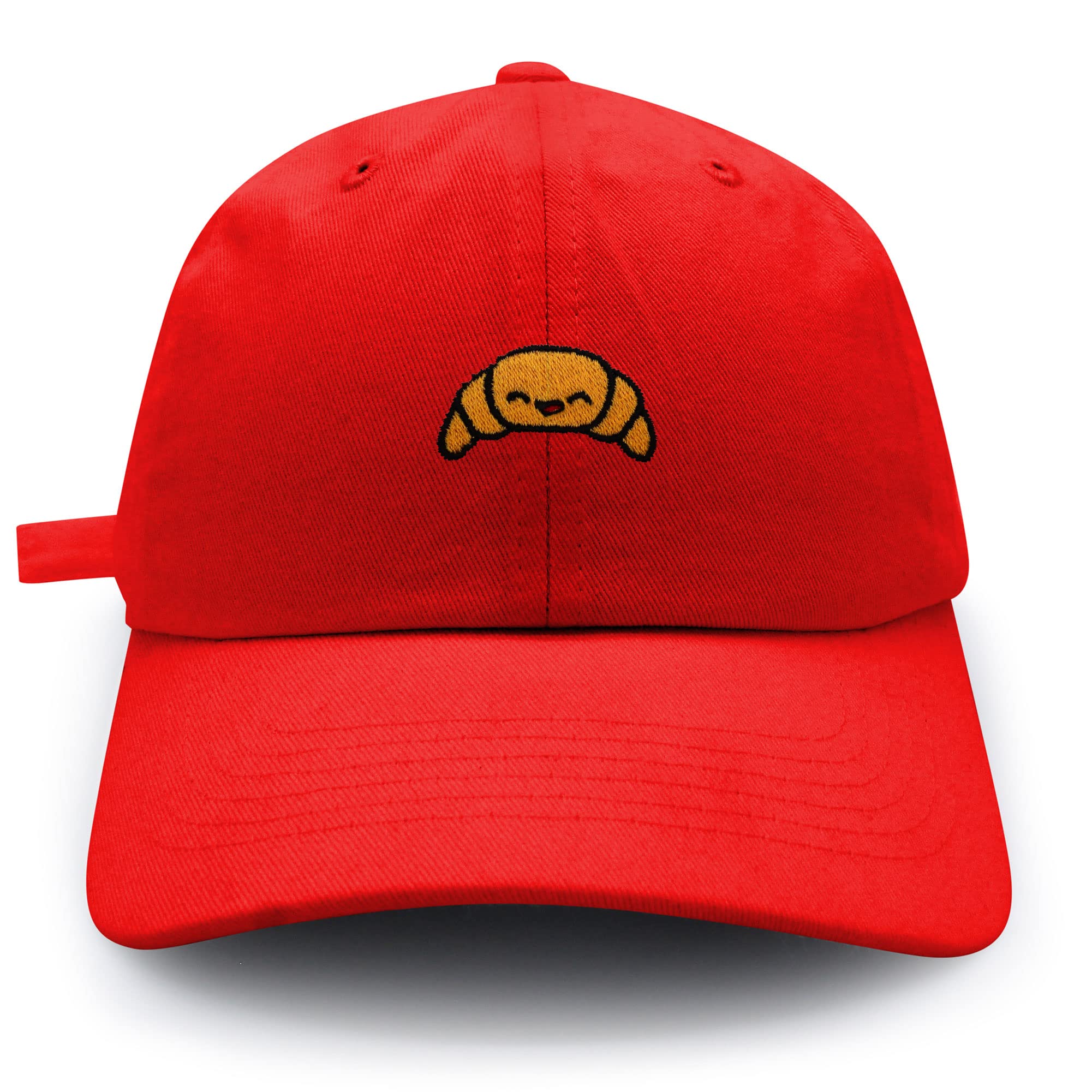 JPAK Croissant Baseball Cap - Embroidered Cotton Dad Hat for Bread Lovers | Perfect for Bakeries, Cafes, and Foodie Fashion