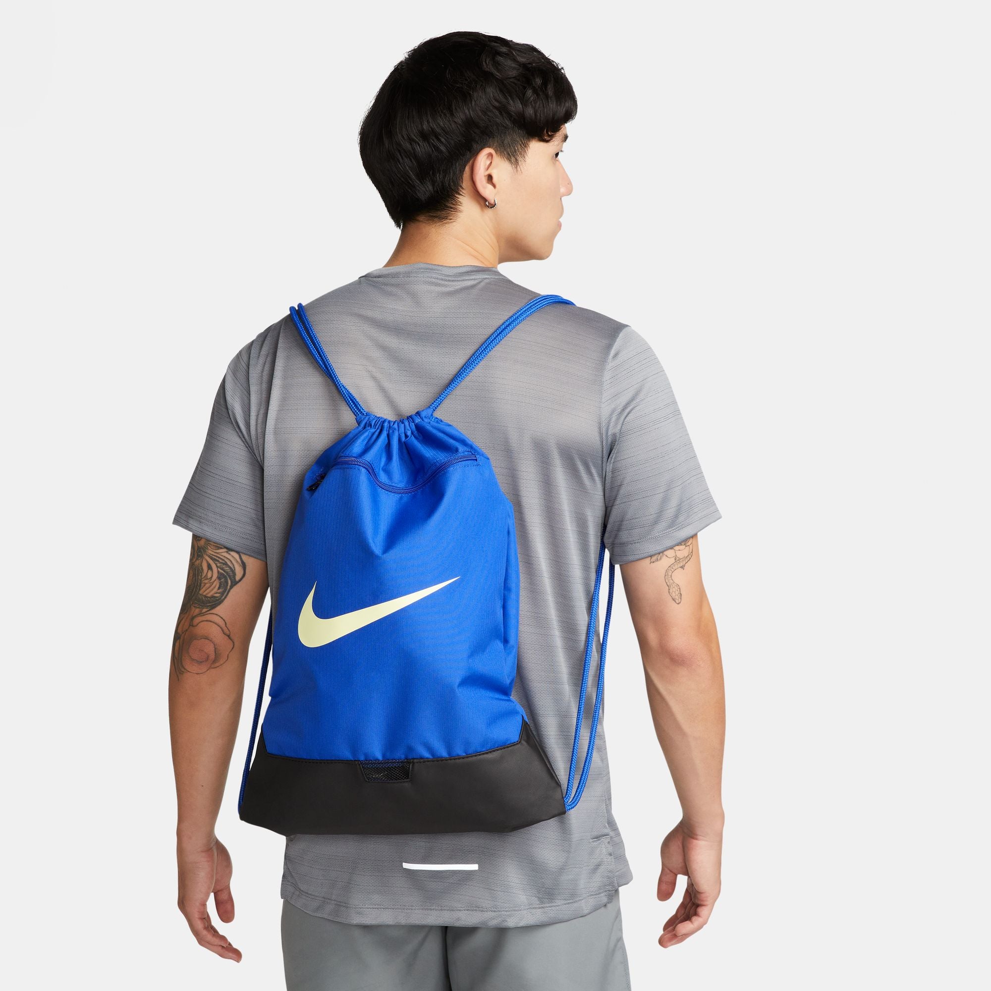 Nike Brasilia 9.5 Gym Sack - Durable Sports Duffel Bag for Men & Women - Perfect for Gym, Travel, Workout & Sports Equipment Storage