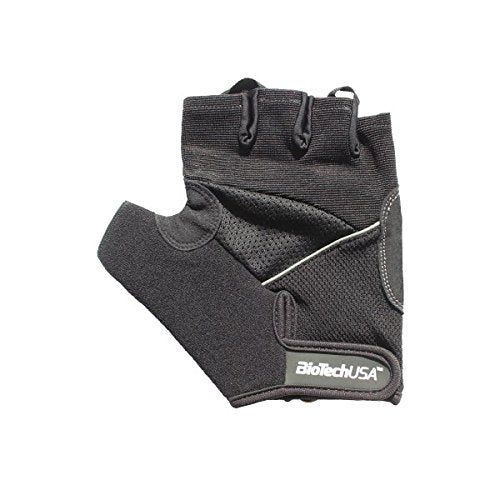BioTechUSA Berlin Workout Gloves for Men & Women - X-Large Black - Weightlifting, Gym Training & CrossFit Accessories