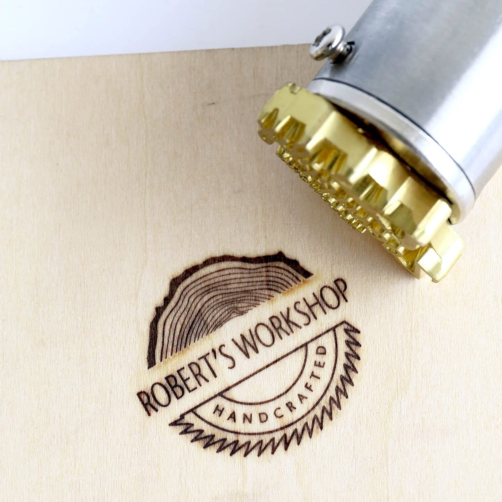 Custom Electric Branding Iron - Personalized Stamp with LOGO for Woodworking, Leather Craft & Food Branding (3