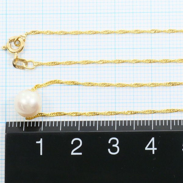 18K Yellow Gold Pearl Necklace for Women - Elegant Bridal Jewelry, Birthday Gift, Anniversary Present - Perfect for Weddings, Parties & Special Occasions