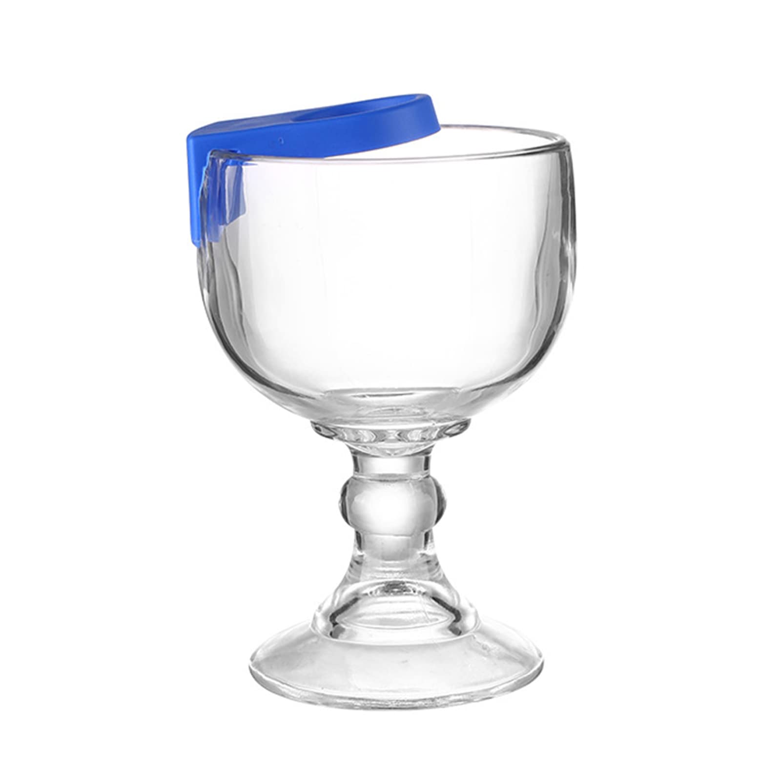 4-Pack 17oz Large Margarita Glasses Set with Cup Buckle - Stemmed Shrimp Cocktail & Margarita Goblets for Parties, Bars, Restaurants & Home Entertaining