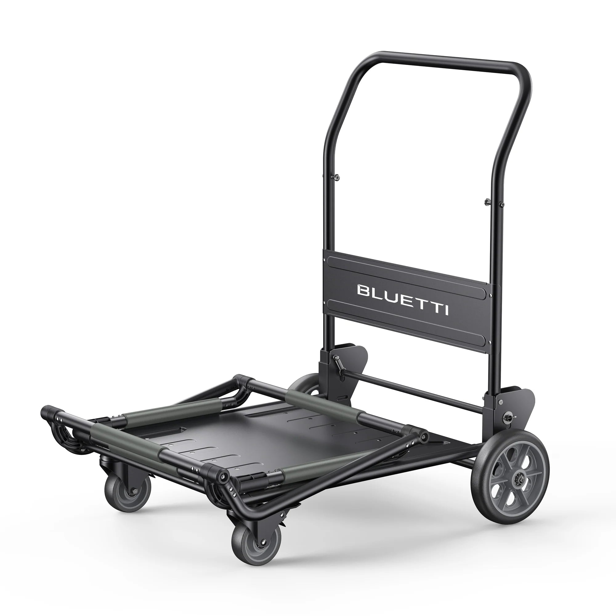 BLUETTI Portable Foldable Trolley Cart - Heavy Duty Utility Wagon for Camping, Shopping, and Outdoor Adventures | Compact Storage Solution for Home, Garage, and Travel