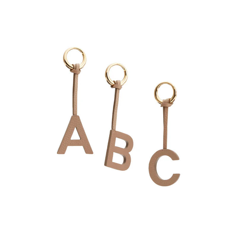 Custom Initial Letter Keychain - Personalized Monogram Key Ring for Gifts, Home & Car Keys - Perfect for Women, Men, Teens - Great for Birthdays, Anniversaries & Everyday Use