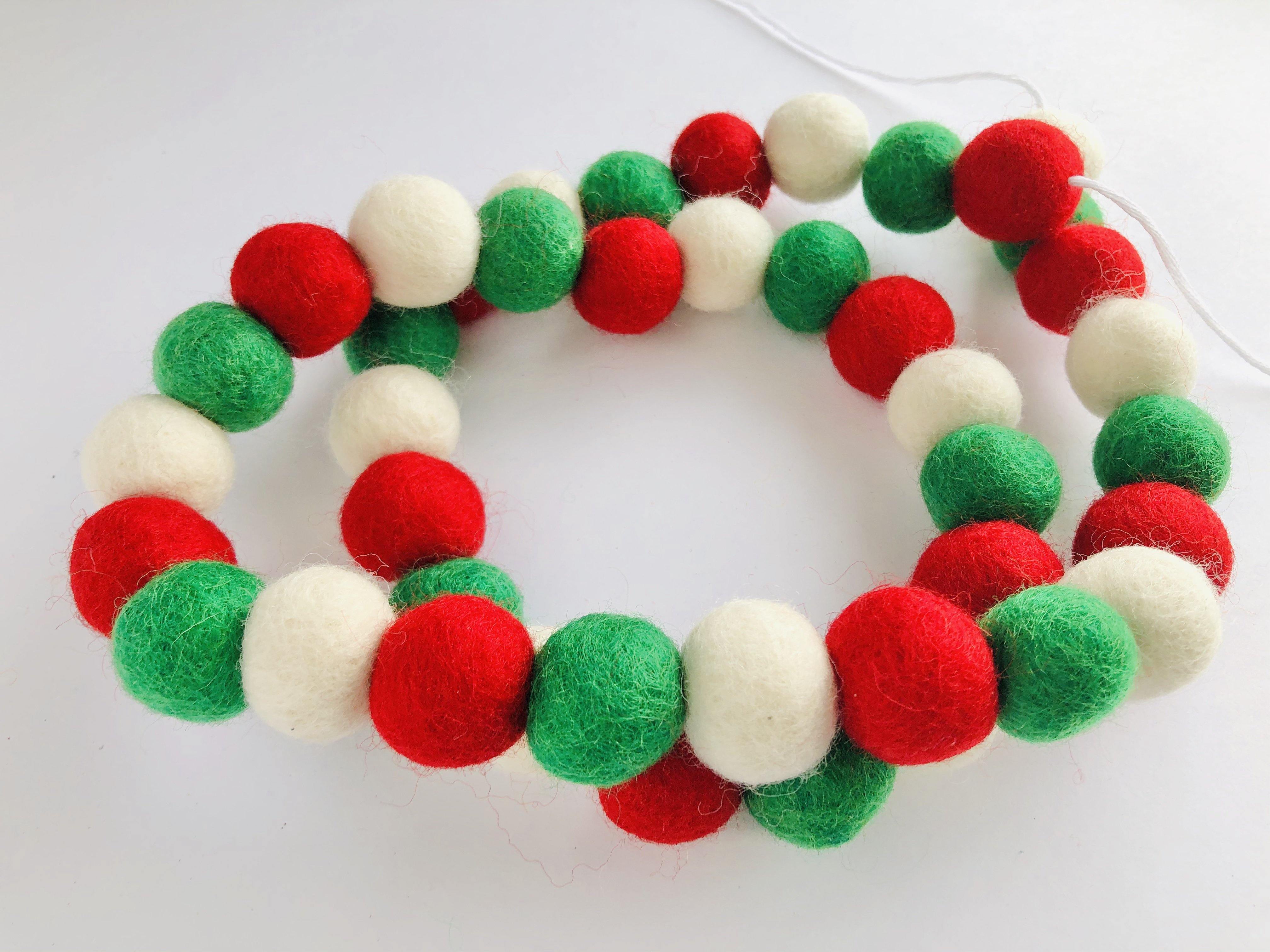 Tri Christmas Garland - Premium Holiday Decor for Tree, Mantel & Staircase | Festive Xmas Home Decoration