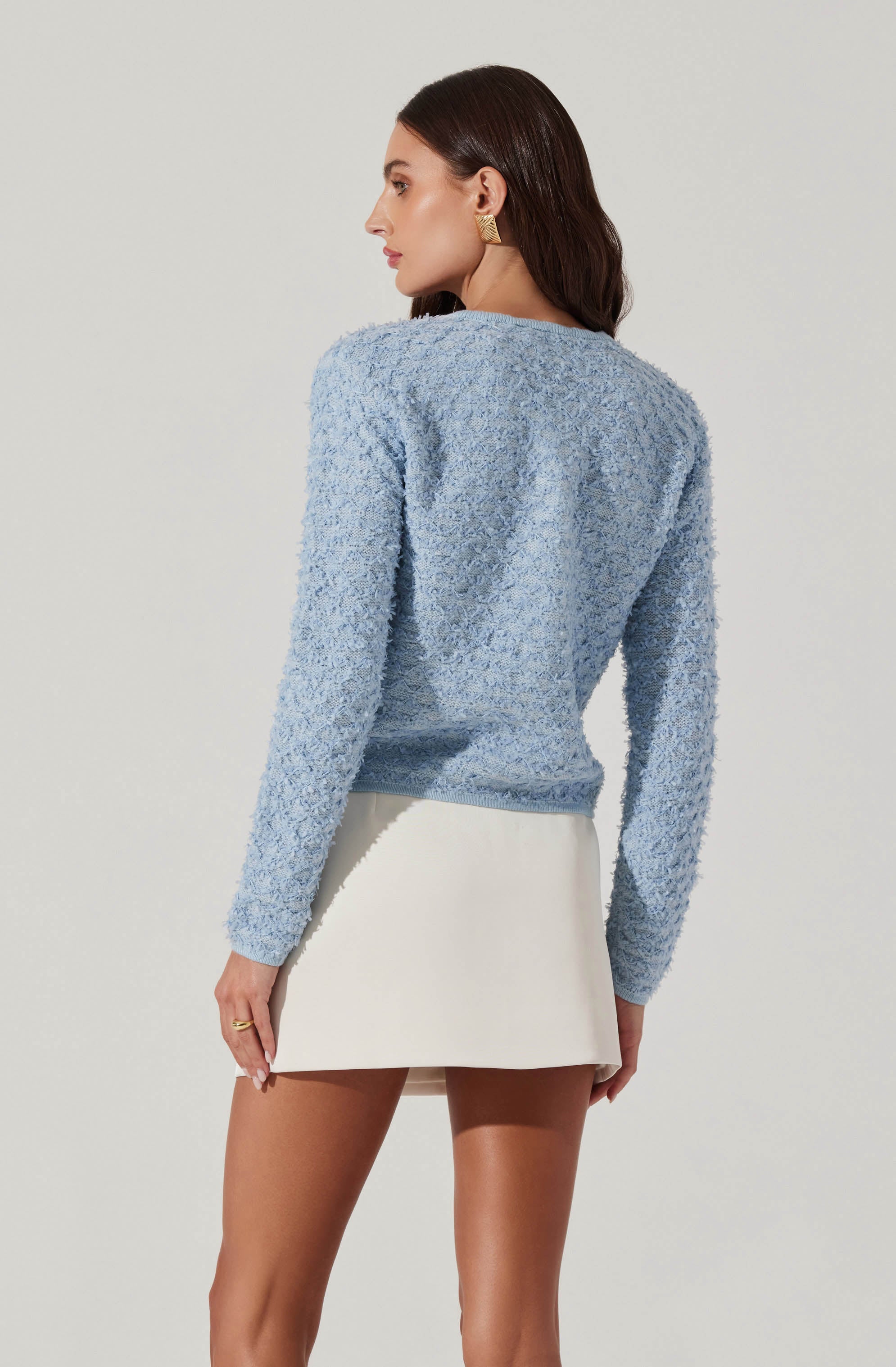 Textured Patch Pocket Cardigan for Women - Cozy Knit Sweater with Front Pockets | Perfect for Fall Layering, Casual Outfits & Coffee Dates