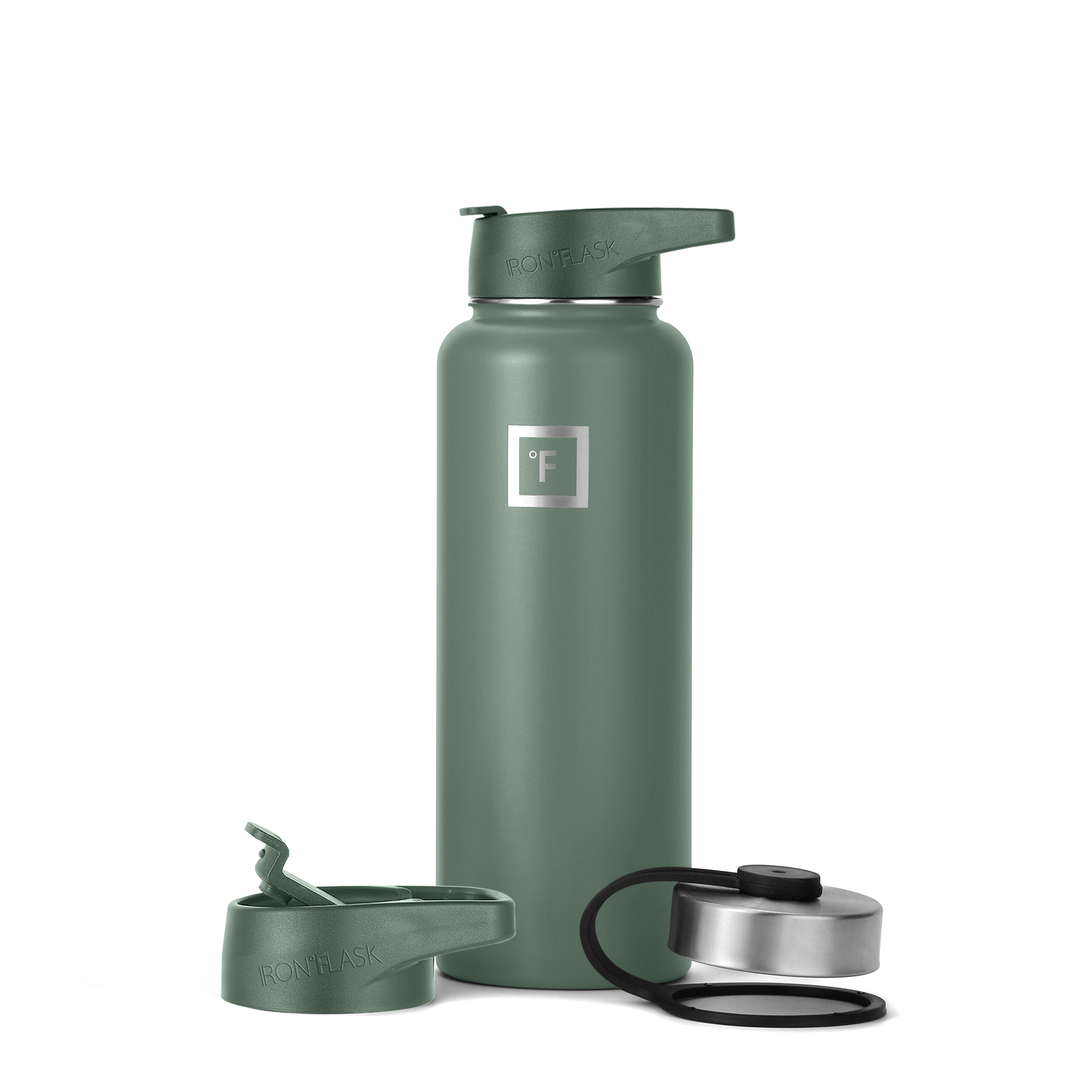40 Oz Wide Mouth Water Bottle with Straw Lid - Leakproof Stainless Steel Insulated Water Bottle for Gym, Hiking & Outdoor Activities | BPA Free, Keeps Drinks Cold/Hot 24 Hours