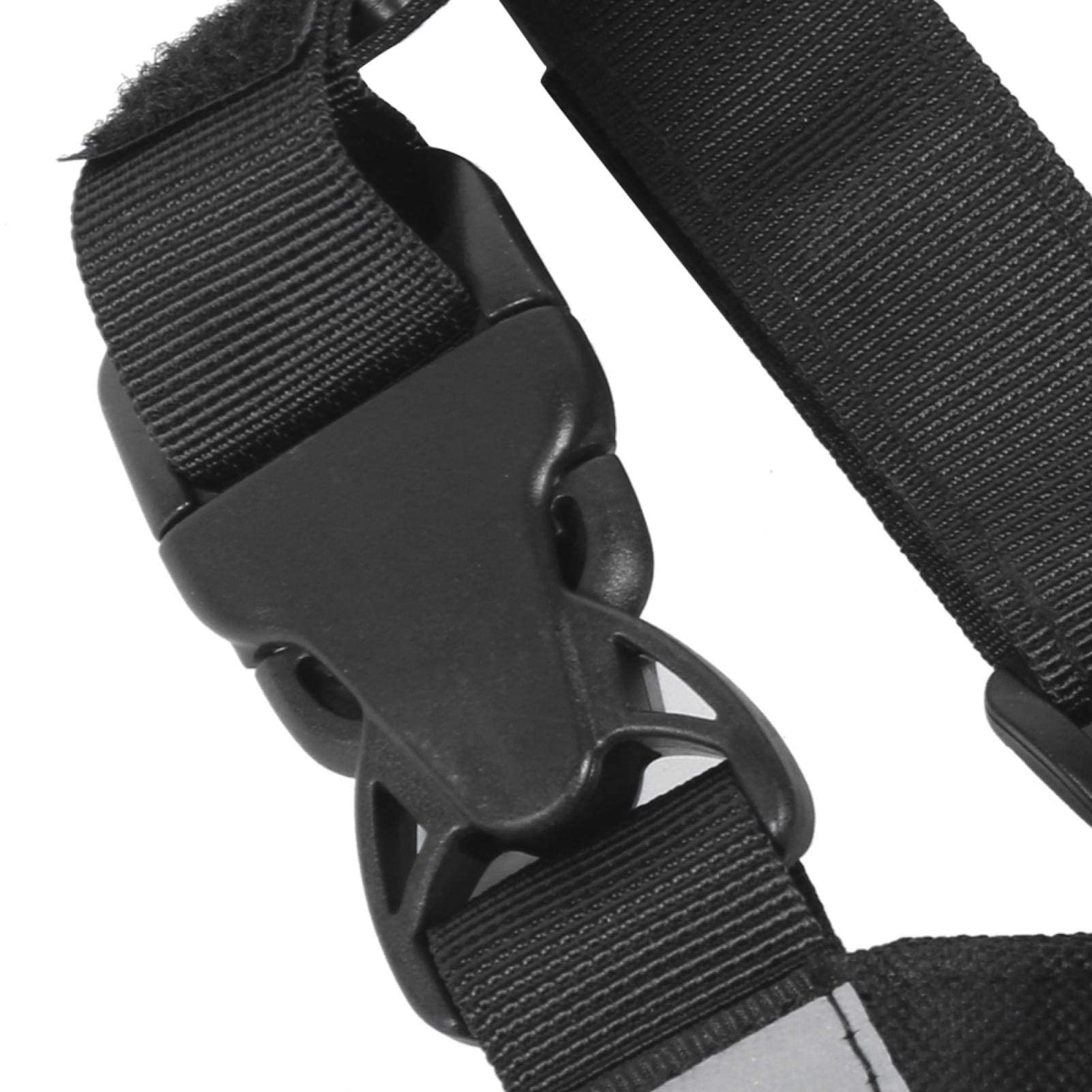Socobeta Adjustable Chest Rig Bag - Tactical Shoulder Pack with Radio Holster Holder for Men & Women (Black) - Perfect for Hiking, Airsoft, Hunting & Outdoor Adventures