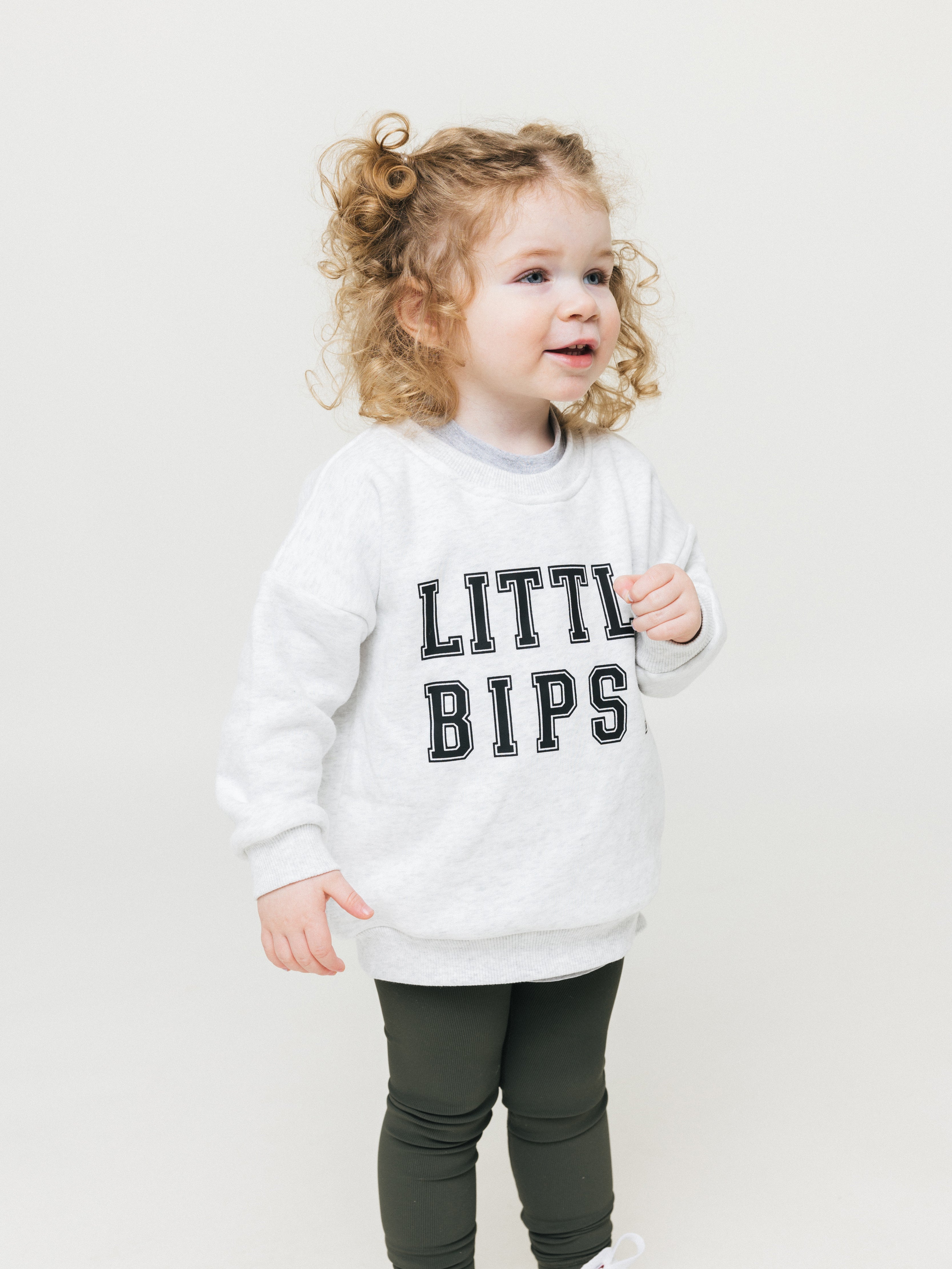 LB Collegiate Crewneck Sweatshirt - Soft Grey Cotton Pullover for Men & Women | Casual Wear, Street Style, College Outfit, Loungewear