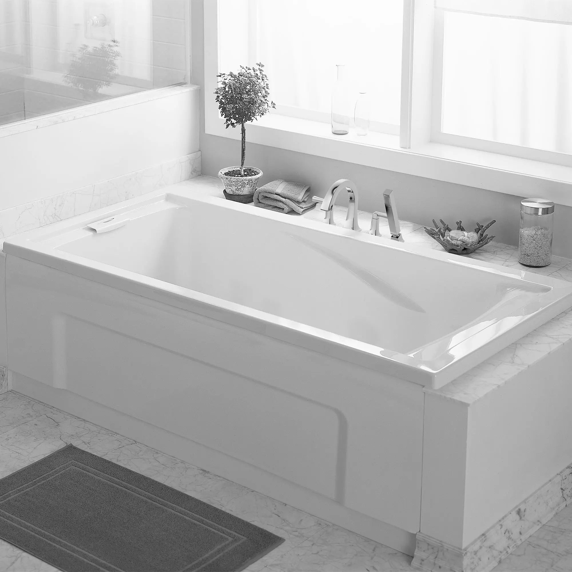 Evolution® 60 x 36 Inch Deep Soak® Drop-In Bathtub - Luxurious Freestanding Soaking Tub for Spa-Like Relaxation at Home