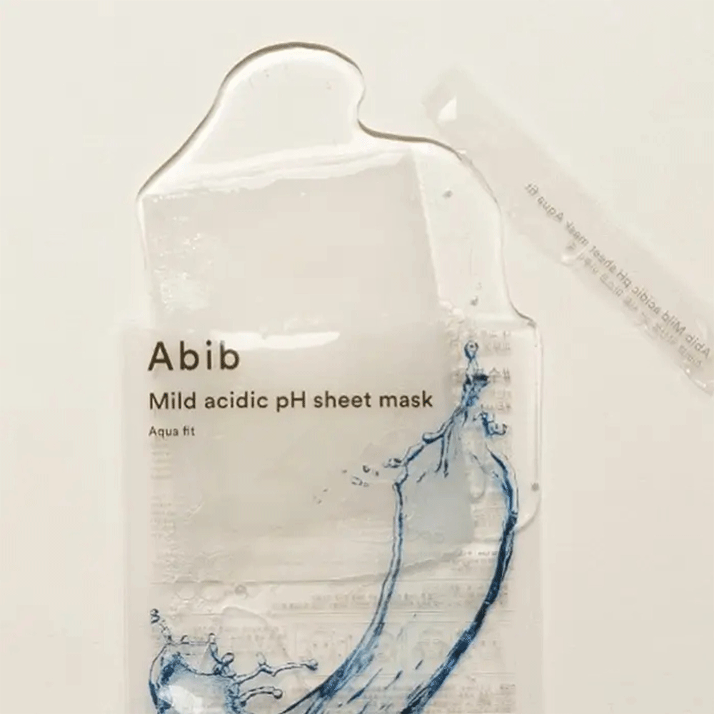 Abib Mild Acidic pH Sheet Mask 5 Pack - Hydrating Aqua Fit Facial Mask for Dry & Sensitive Skin | Korean Skincare for Daily Use & Spa Night