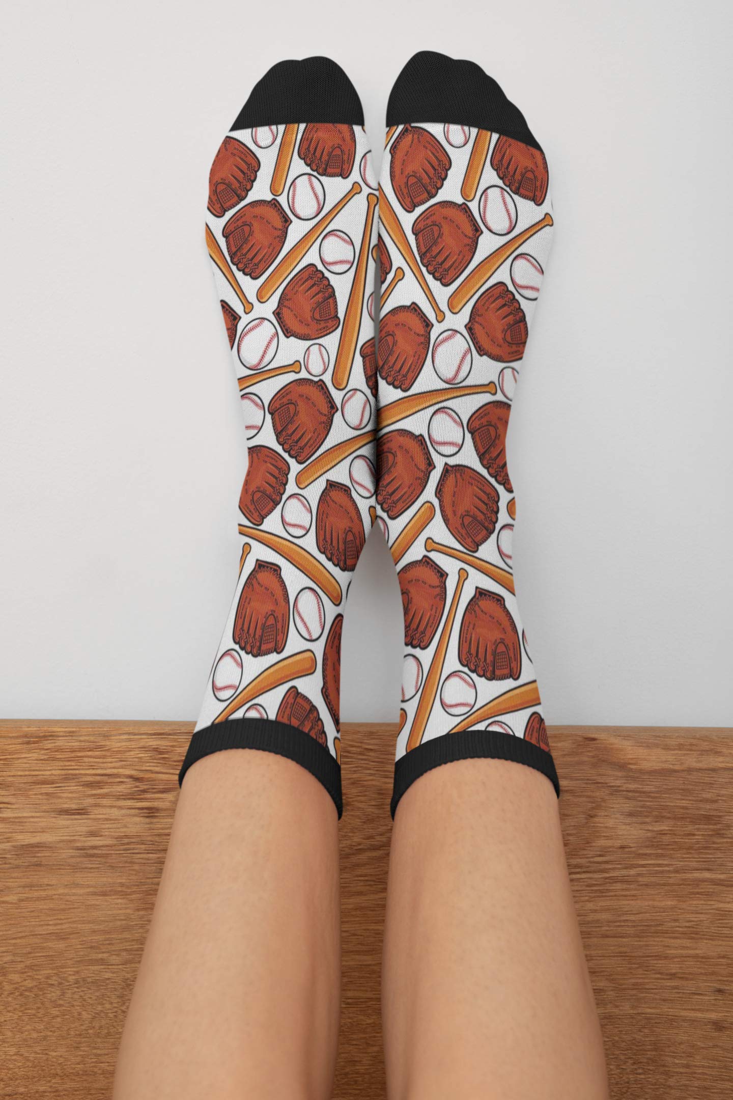 Yaateeh High Ankle Crew Socks for Men & Women - Casual Mid Calf Dress Socks, Long Tube Socks - Perfect for Office, Hiking & Everyday Wear