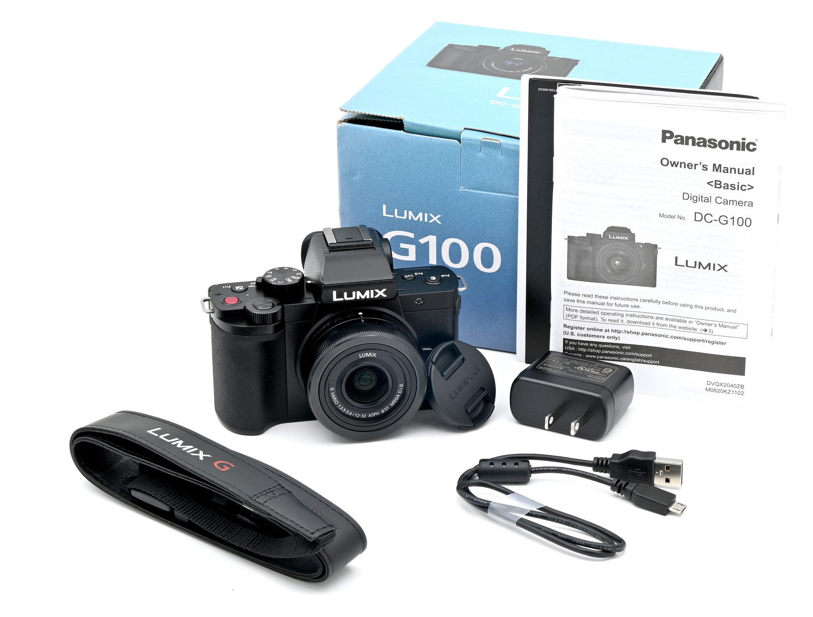 Open Box Excellent Condition Panasonic Lumix DC G100 Mirrorless Digital Camera with 12-32mm Lens - Perfect for Vlogging, Travel Photography & Content Creation