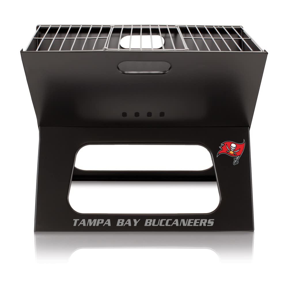 NFL X-Grill Portable Charcoal Grill for Camping, Tailgating, Backyard BBQ & Outdoor Cooking - Compact & Lightweight Design for Picnics, Beach Parties & RV Adventures