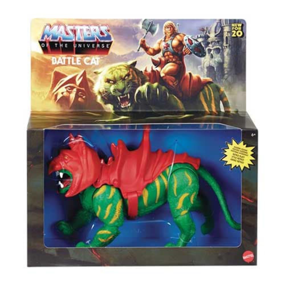 Masters of The Universe Battle Cat Action Figure - Hammond Toys Collectible for Fans & Display | Perfect for Play, Gifts, and Home Decor