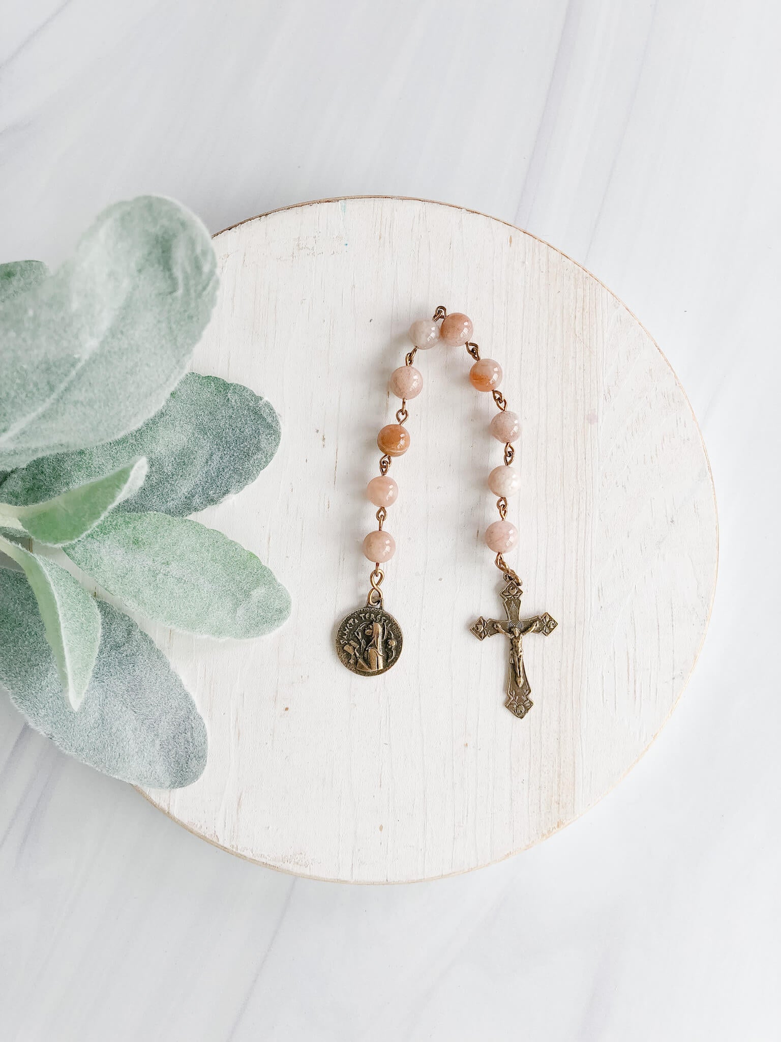 St. Teresa of Avila Pocket Rosary - Catholic Prayer Beads for Travel & Devotion - Perfect for Daily Prayer, Meditation & Spiritual Protection