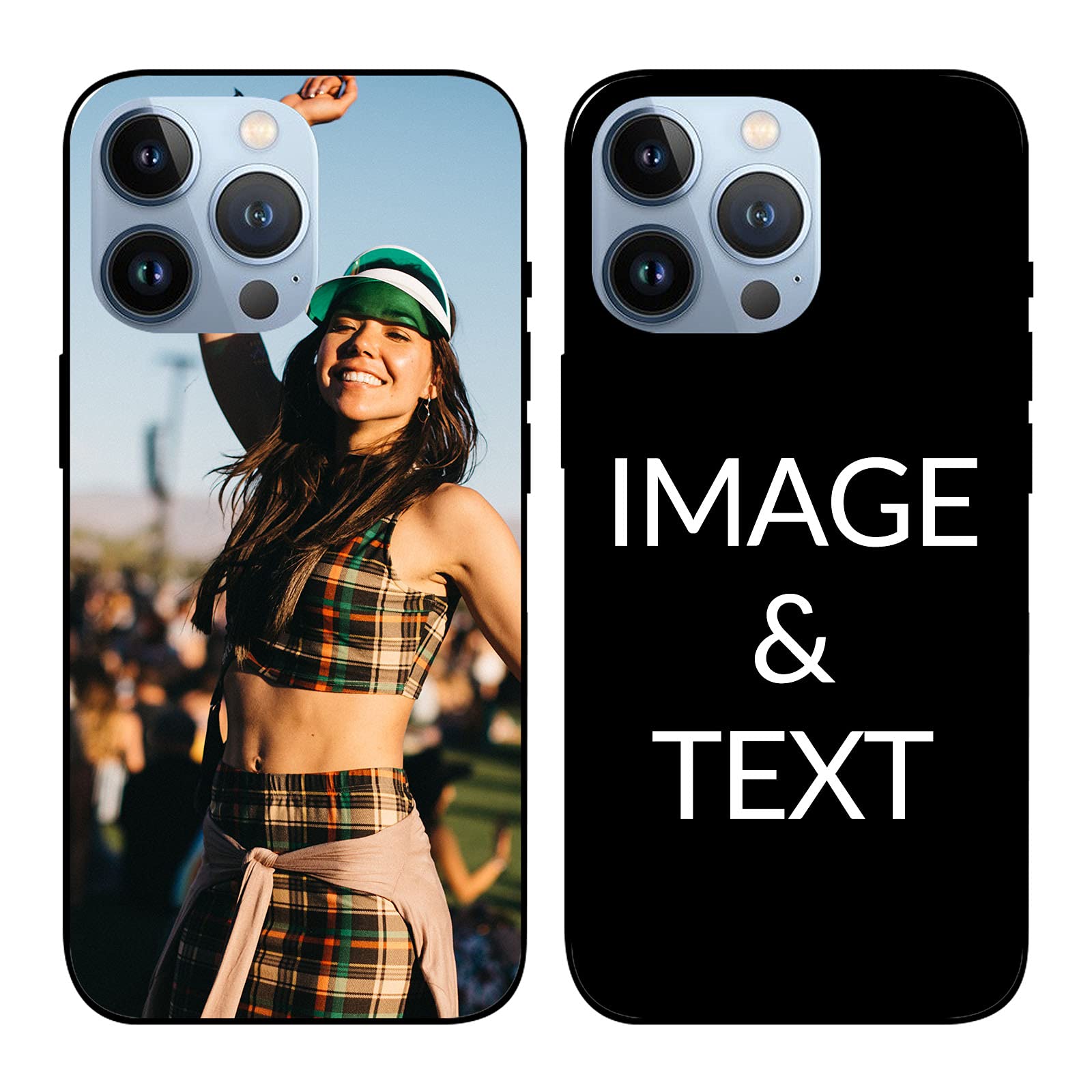 Custom Photo iPhone 13 Pro Case - Personalized Picture Phone Cover for iPhone 13 Pro | Unique Gift for Birthday, Christmas, Valentine's Day (Friends, Family, Dad, Mom) | Perfect for Everyday Use & Special Occasions