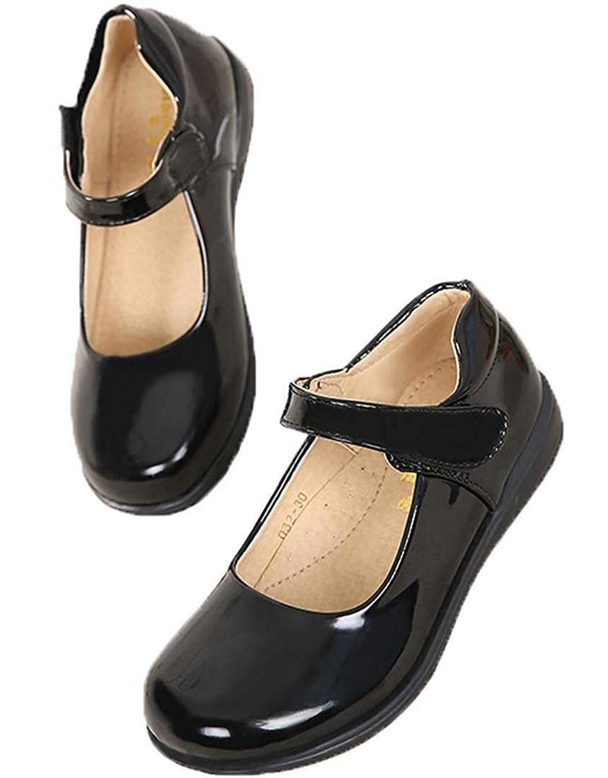 Girls Flat Oxfords School Uniform Shoes - Comfortable Dress Shoes for Girls, Mary Jane Style for School, Church & Formal Occasions