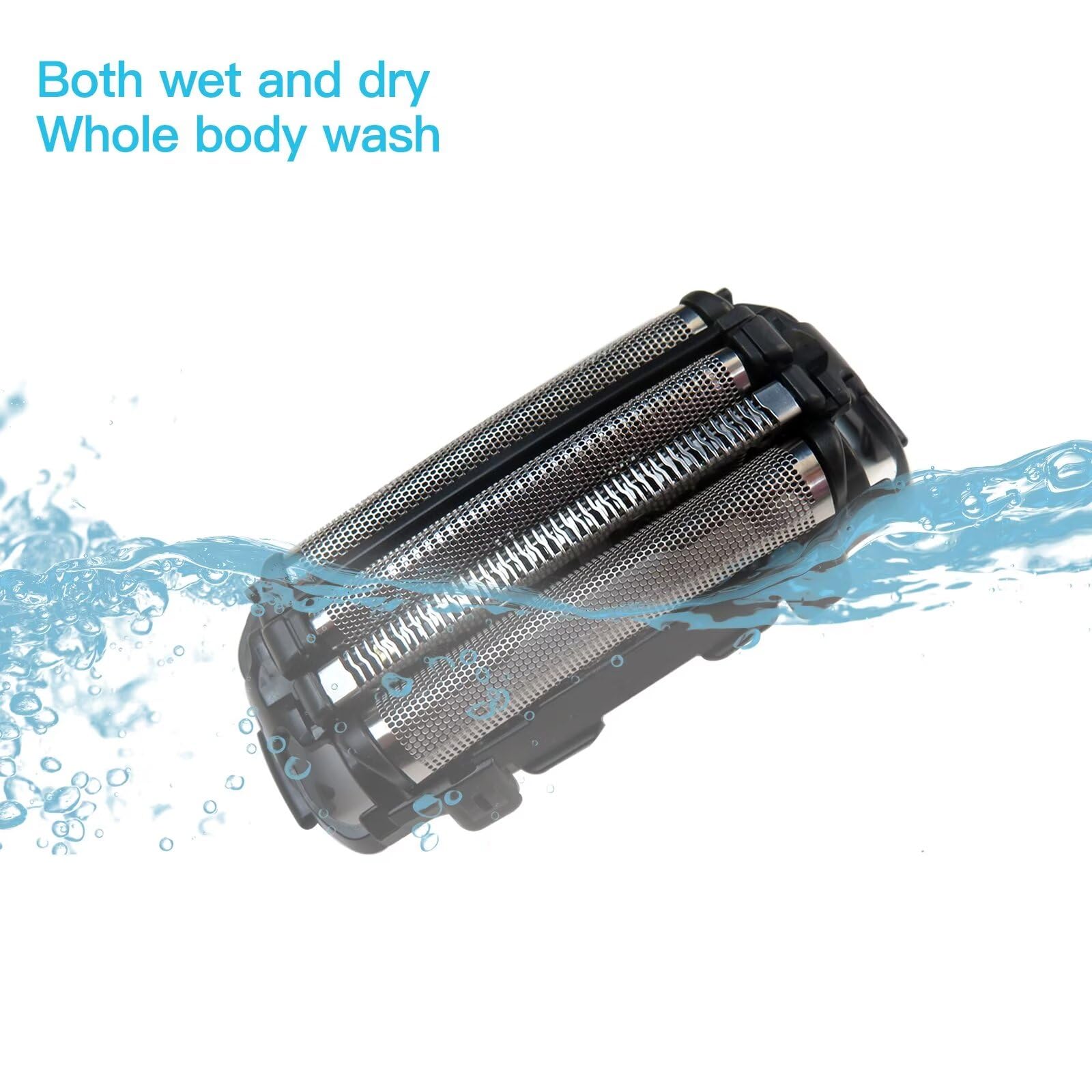 4-Blade Replacement Outer Foil and Inner Blade for Panasonic ES-LA63-S & ES-LA93-K Electric Shaver - Smooth Shaving for Men's Grooming at Home or Travel