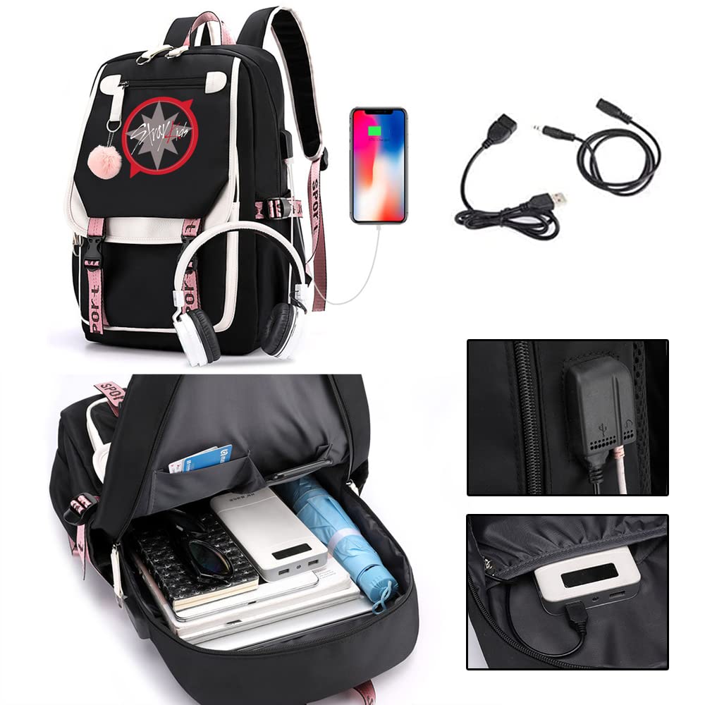 Stray Kids Backpack - Kpop Merch Laptop Bag for School & Travel