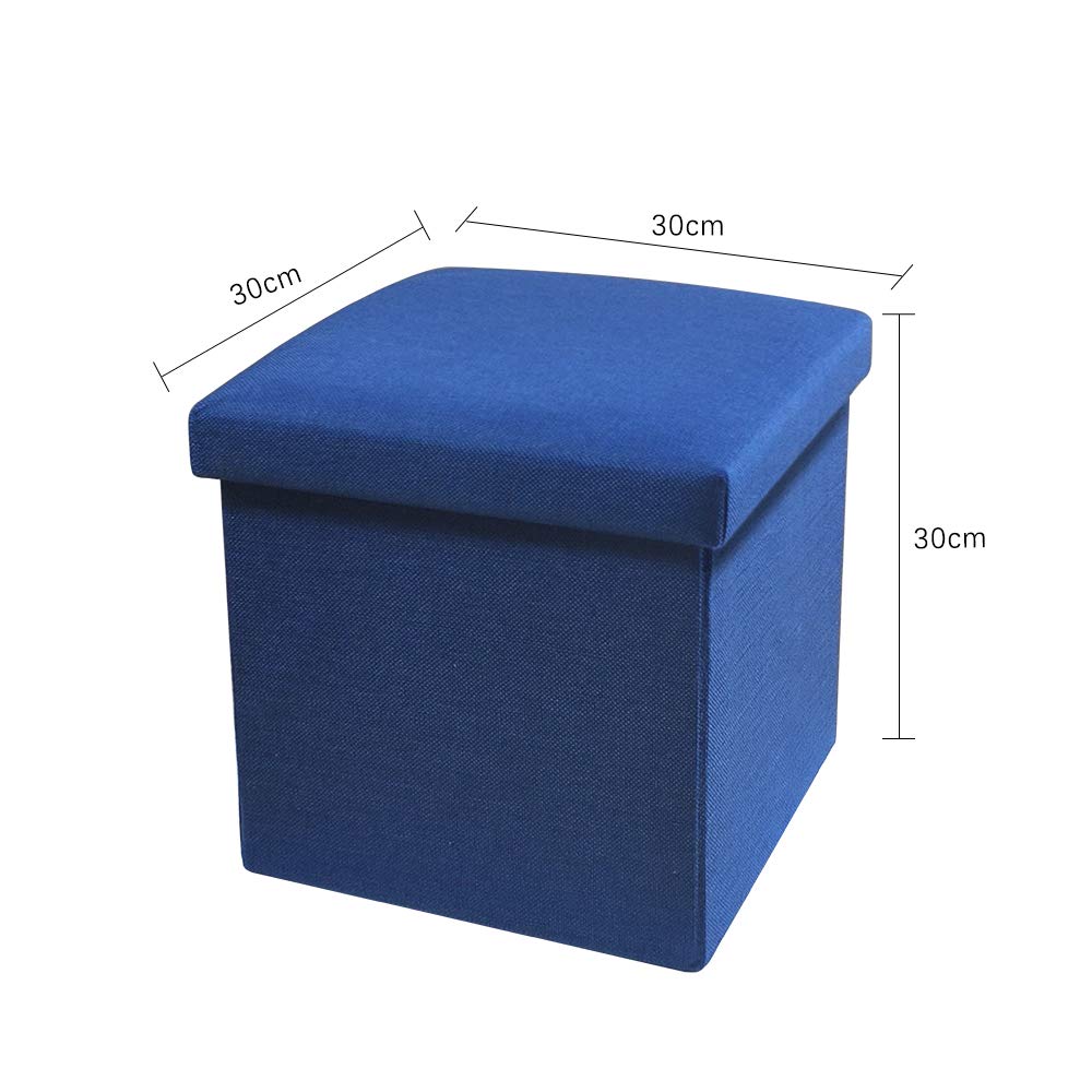 Multi-Purpose Folding Storage Ottoman Cube - 11.8