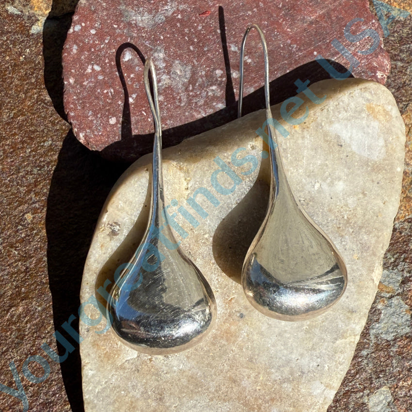 925 Sterling Silver Teardrop Pierced Earrings for Women - Hypoallergenic Dangle Drop Earrings for Everyday Wear & Special Occasions
