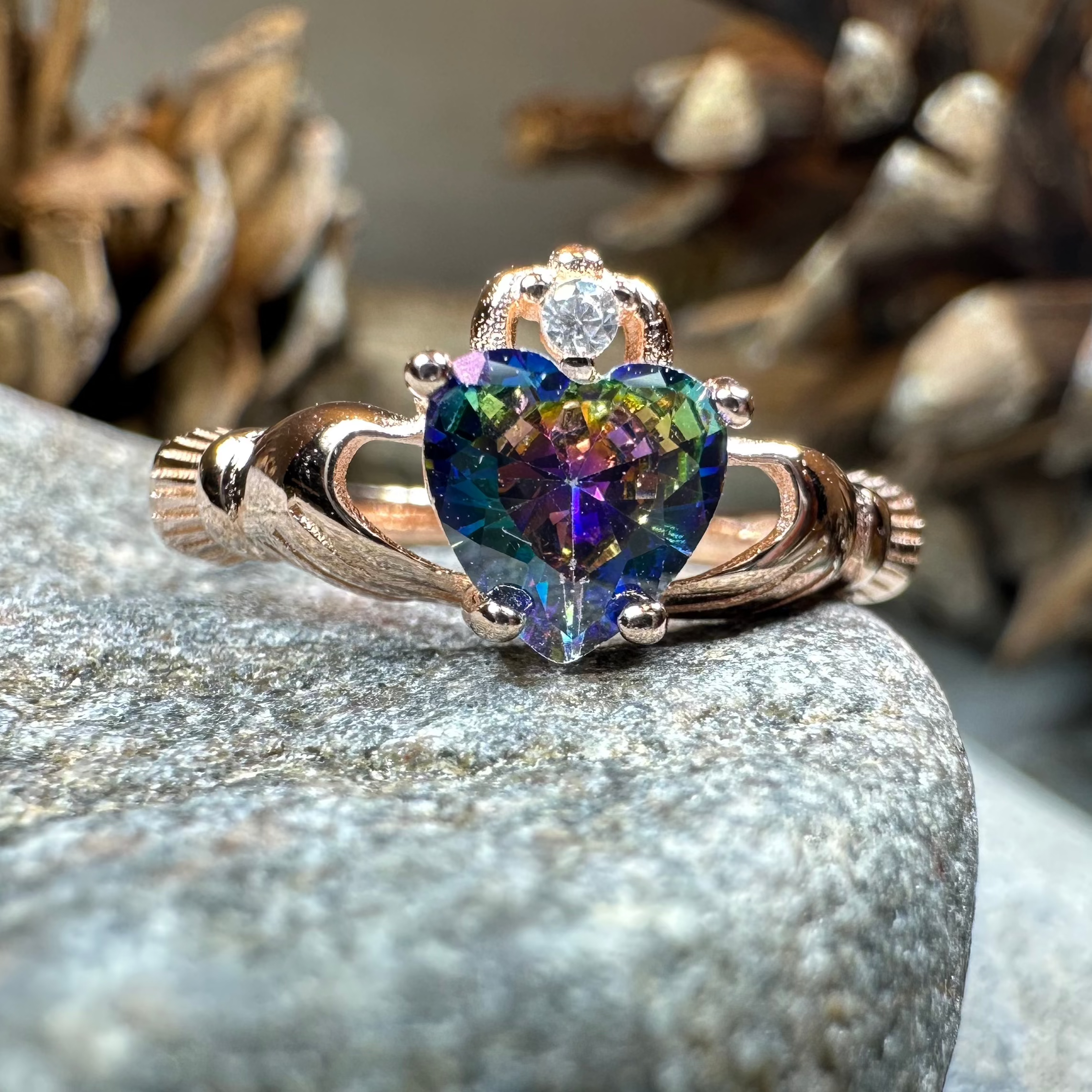 Authentic Donnybrook Claddagh Ring - Irish Friendship & Love Ring - Sterling Silver or Gold Celtic Jewelry - Perfect for Weddings, Anniversaries & Gifts