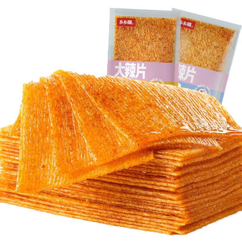 Spicy Gluten Sticks - Authentic Chinese Handmade Latiao Snacks (10 Bags) | Hot & Sweet Flavored Protein-Rich Treats for Parties, Movie Nights & Road Trips