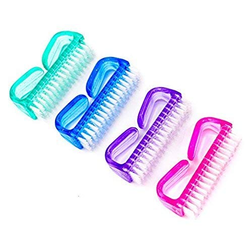 TWIREY Professional Nail Cleaning Kit - Angle Cleaner Brush & File Tool with Ergonomic Handle for Manicure & Pedicure | Perfect for Home Salon, Nail Care, and DIY Beauty Treatments