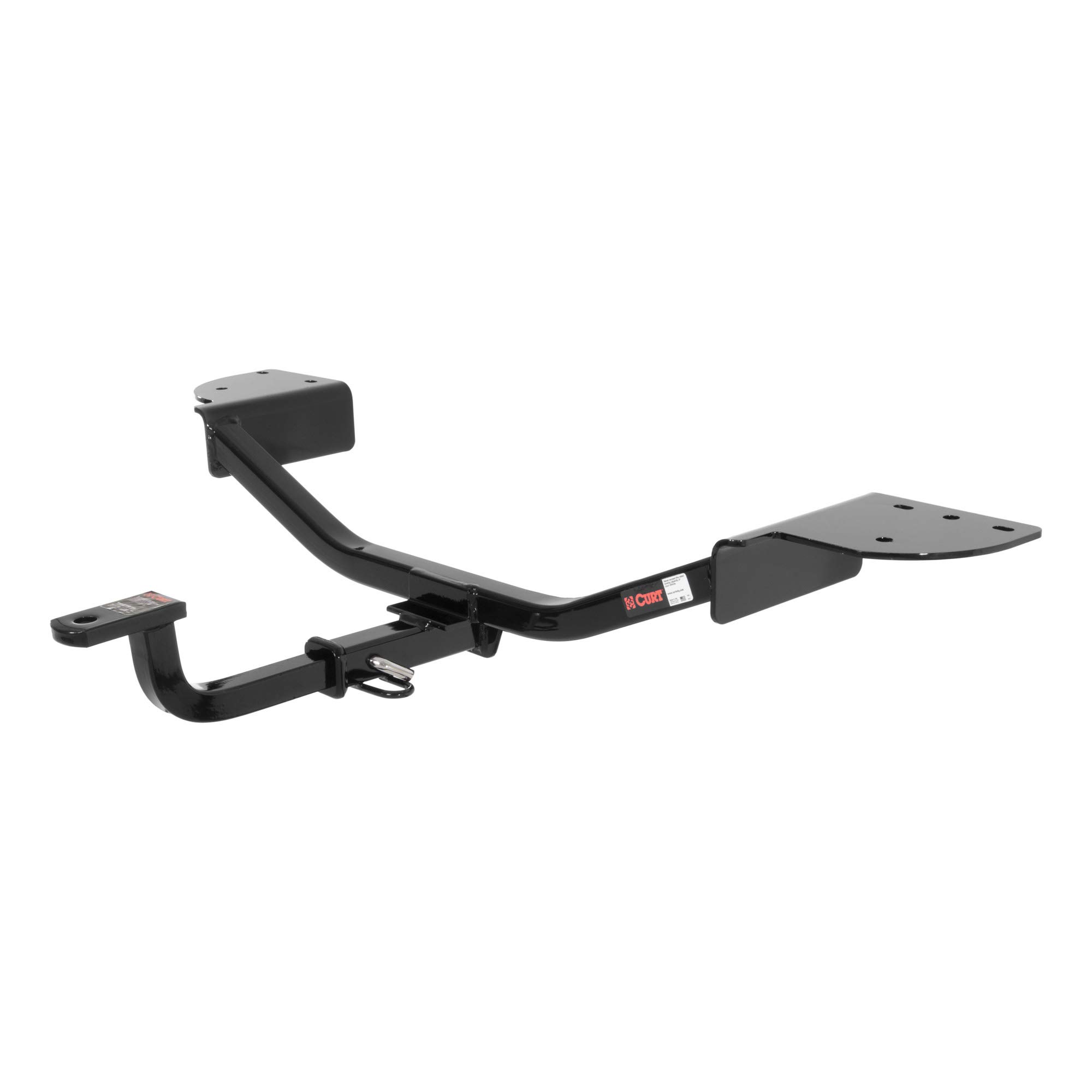 CURT 110903 Class 1 Trailer Hitch with Ball Mount - 1-1/4-Inch Receiver for Volkswagen Eos | Towing Accessories for Compact Cars & Small Trailers