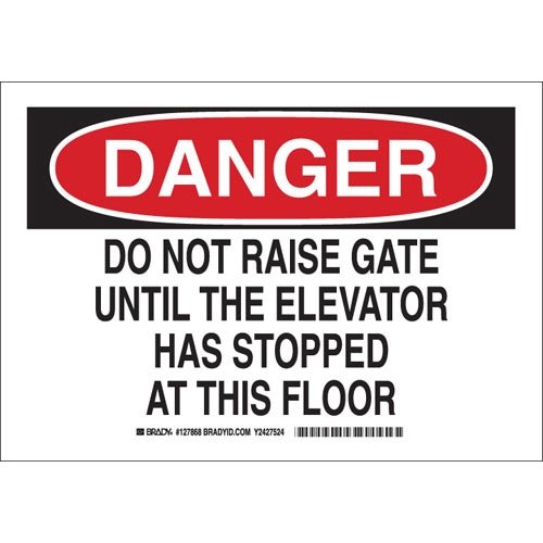 Brady 127867 Machine & Operational Safety Signs - Pack of 20 Durable Industrial Warning Labels for Equipment, Machinery & Workplace Safety - Perfect for Factories, Warehouses & Construction Sites